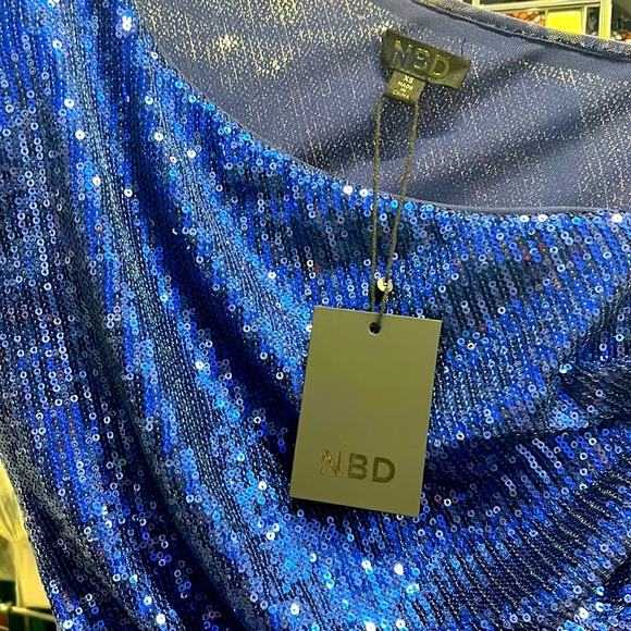 NBD mini dress one shoulder - Picture 2 of 5